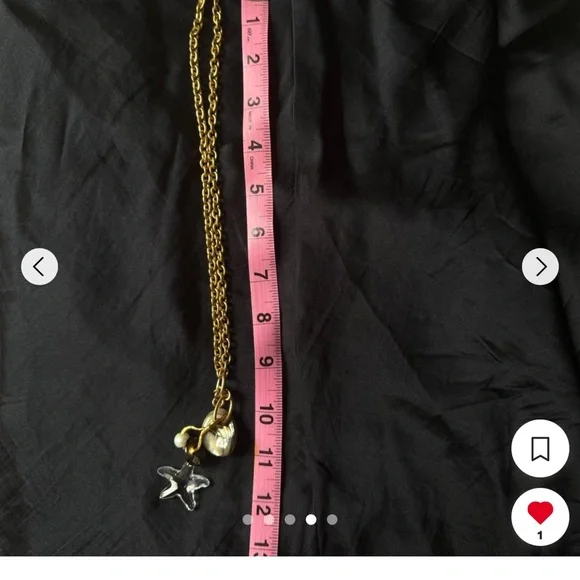 Chan Luu Gold Necklace with Star and Pearl Charms - Picture 4 of 5